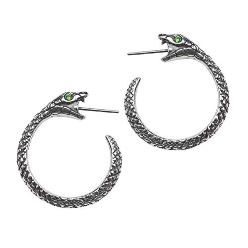 Gothic Schlangen Snake Ohrringe Ohrschmuck Ohrstecker von Alchemy