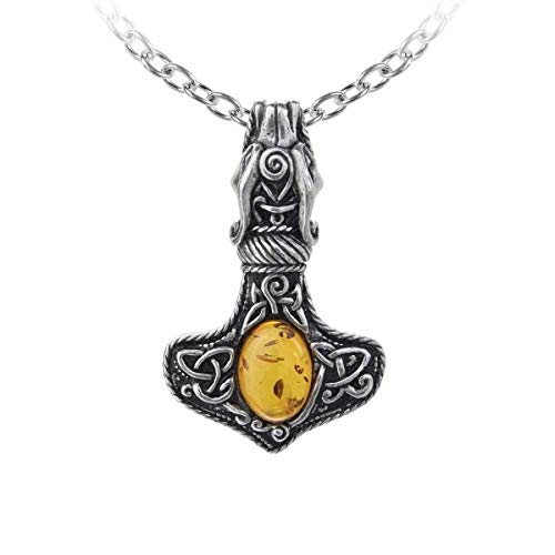 Mjöllnir Thorshammer Anhänger Halskette Thors Hammer Amulett von Alchemy