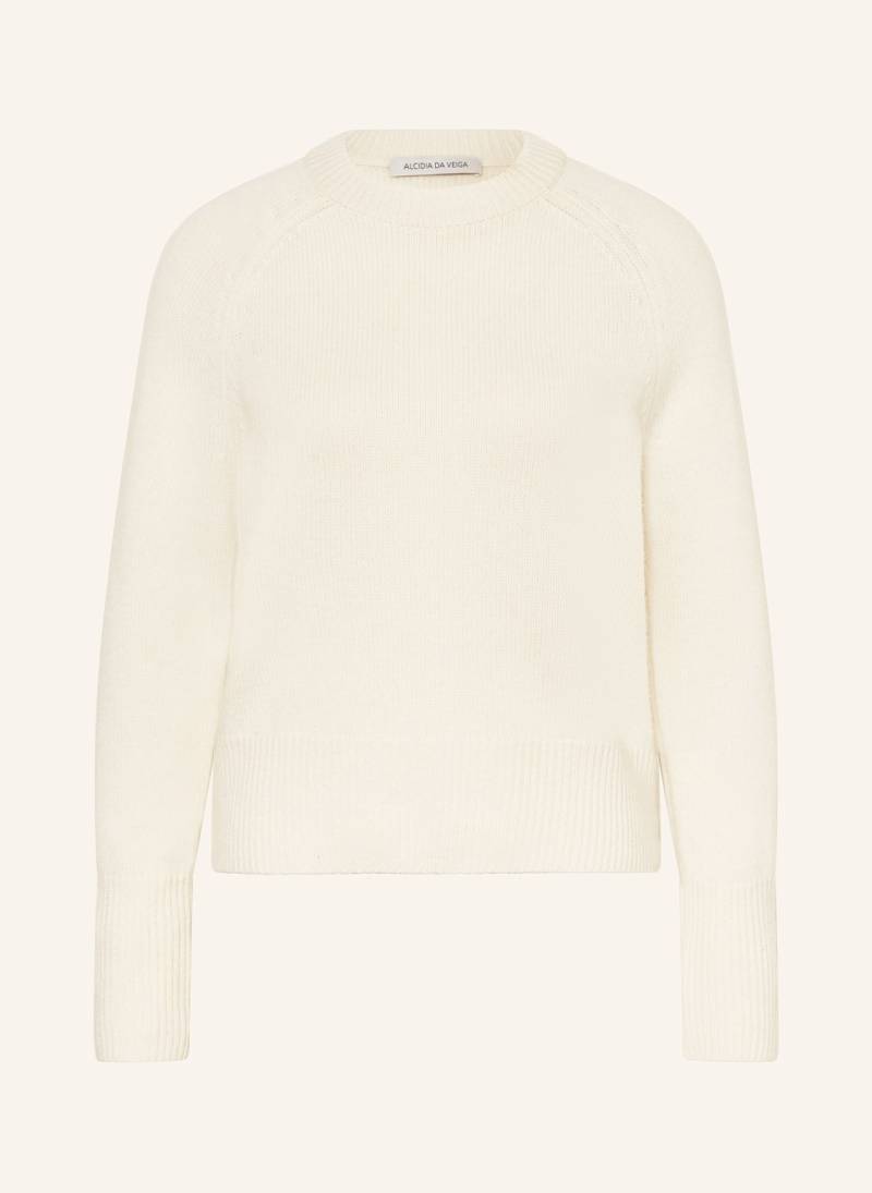 Alcidia Da Veiga Pullover Gill Mit Cashmere weiss Alcidia Da Veiga Pullover Gill Mit Cashmere weiss von Alcidia da Veiga