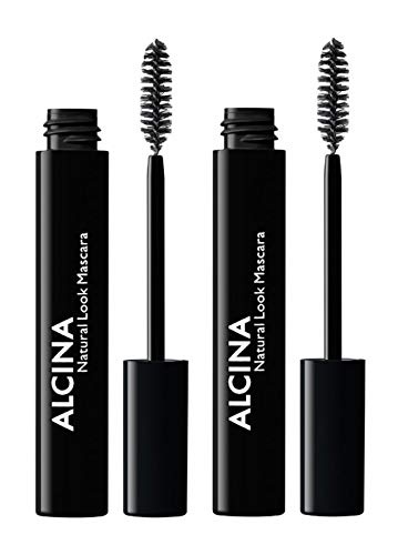 2er Natural Look Mascara 010 Black Dekorative Kosmetik Alcina Wimperntusche von Alcina