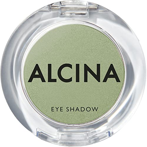 ALCINA Eye Shadow Soft green - pastell Lidschatten für einen zarten Look - ultra-weiche und feine Puder-Textur - verschmilzt regelrecht mit der Haut von Alcina