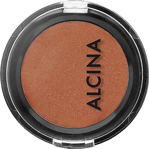 ALCINA Eyeshadow iced caramel - Vielfältig einsetzbar - schimmernde, Sparkling-Partikel retuschieren optisch Augenfältchen - samtig-weiche Textur - Natural Look von Alcina