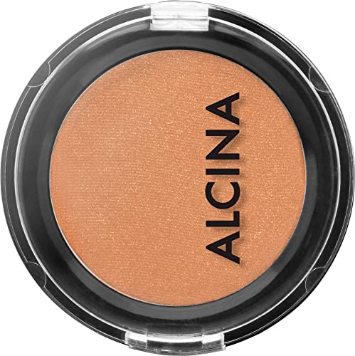 ALCINA Eyeshadow sandy beach - Vielfältig einsetzbar - schimmernde, Sparkling-Partikel retuschieren optisch Augenfältchen - samtig-weiche Textur - Natural Look von Alcina