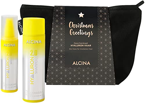 ALCINA Geschenket Hyaluron 2.0 Haar - Die Oase für trockenes Haar - Beinhaltet 1x Hyaluron 2.0 Shampoo, 250 ml und 1x Hyaluron 2.0 Spray, 125 ml von Alcina