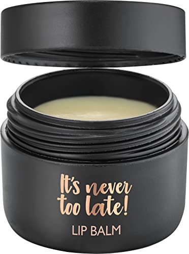 ALCINA It's never too late Lip Balm - 1 x 7 g - Lippenpflege für glatte und geschmeidige Lippen, schützt vor dem Austrocknen - Mit wertvollen Ölen, Vitamin E und Bisabolol von Alcina