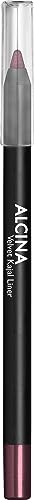 ALCINA Velvet Kajal Liner violett - violetter Kajal mit Glitzer-Finish - anspitzbar - wasserfest, wischfest - intensive, langanhaltende Farbe mit starker Deckkraft - zarte, präzise Linien - Lila von Alcina