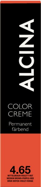 Alcina Color Creme Haarfarbe 4.65 M.Braun-Violett-Rot 60 ml von Alcina