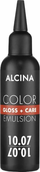 Alcina Color Gloss+Care Emulsion Haarfarbe 10.07 H.L.Blond-Past.-Brau Haarfarbe 100 ml von Alcina