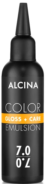 Alcina Color Gloss+Care Emulsion Haarfarbe 7.18 M.Blond-Asch-Silber Haarfarbe 100 ml von Alcina