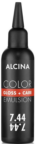 Alcina Color Gloss+Care Emulsion Haarfarbe 8.55 Hellblond Int.-Rot Haarfarbe 100 ml von Alcina