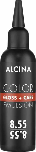 Alcina Color Gloss+Care Emulsion Haarfarbe 8.55 Hellblond Int.-Rot Haarfarbe 100 ml von Alcina
