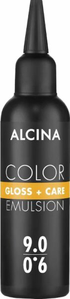 Alcina Color Gloss+Care Emulsion Haarfarbe 9.0 Lichtblond Haarfarbe 100 ml von Alcina