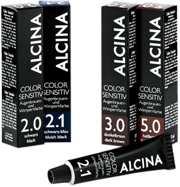 Alcina Color Sensitiv Augenbrauen & Wimpernfarbe 17 ml Hellbraun 5.0 von Alcina