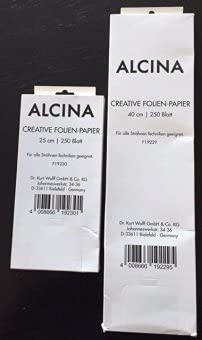 Alcina Creative Folien-Papier 40 cm 250 Blatt von Alcina