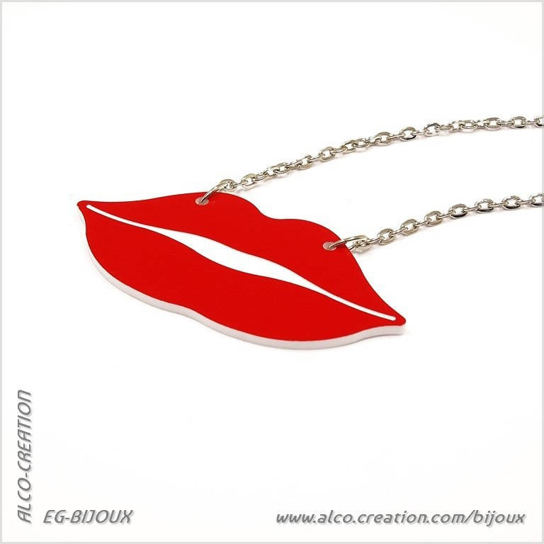 Mundstück | Großes Rot/Weißes Modell von AlcoCreation