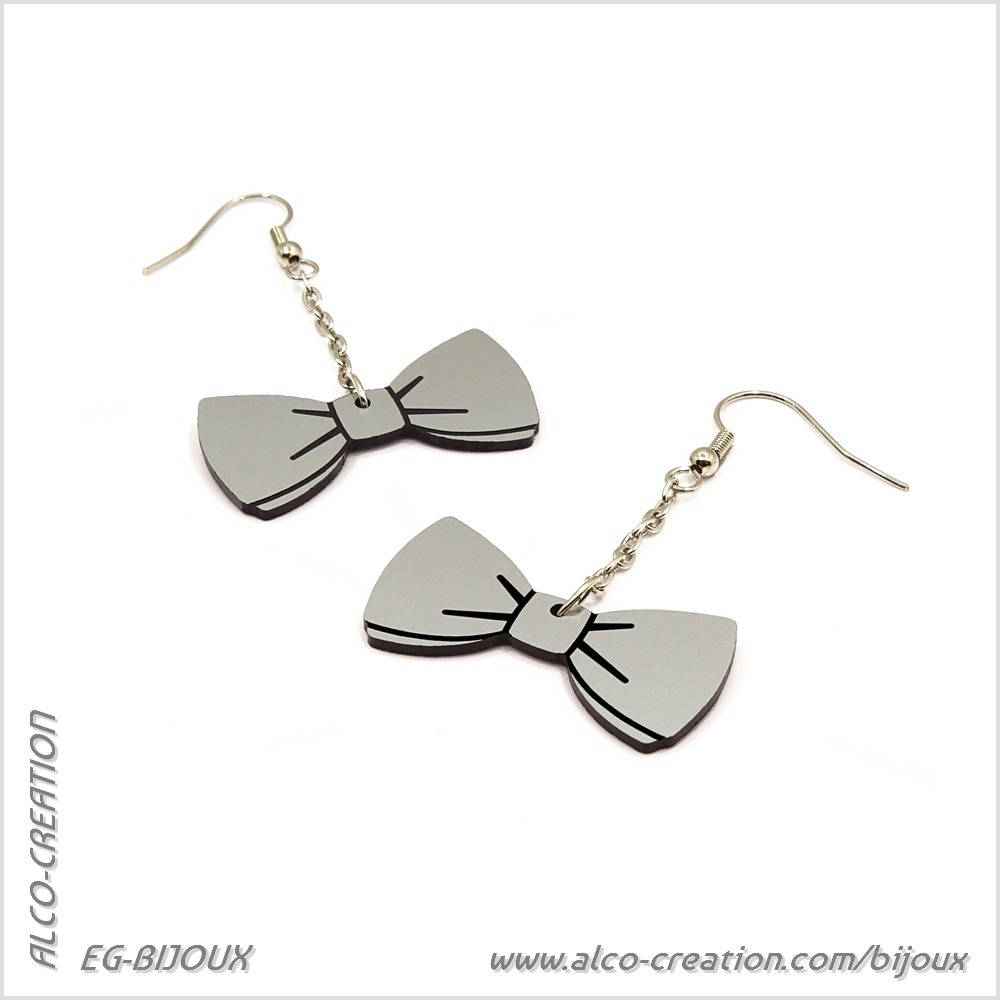 Ohrringe Mit Fliege. "Abend" von AlcoCreation