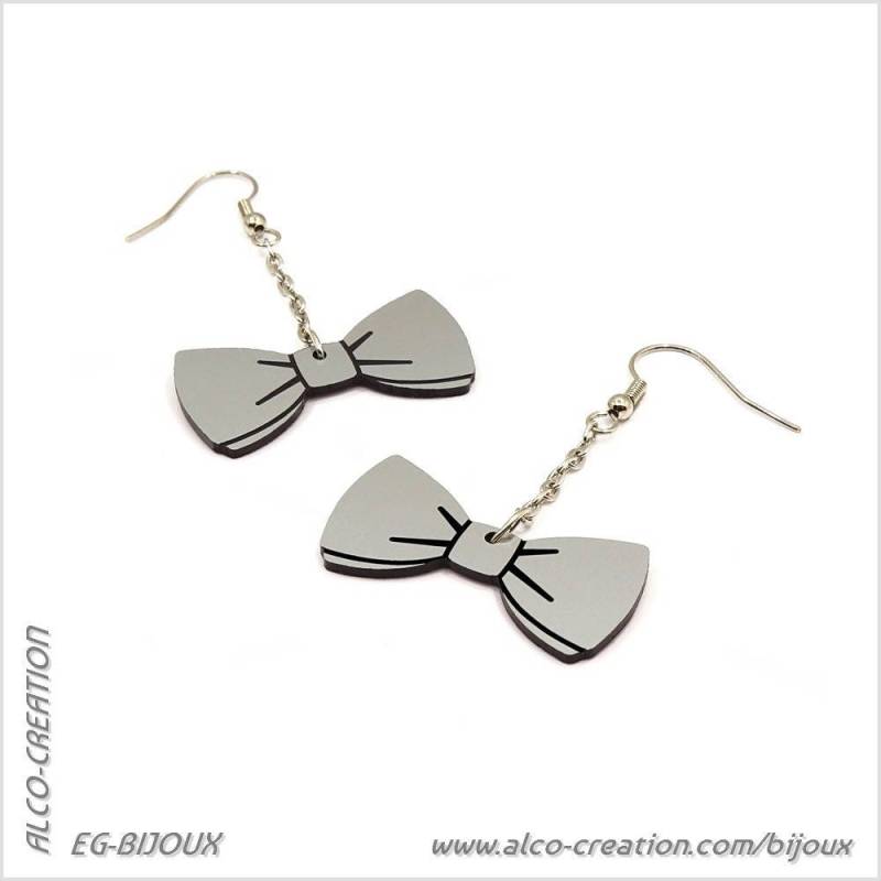 Ohrringe Mit Fliege. "Abend" von AlcoCreation