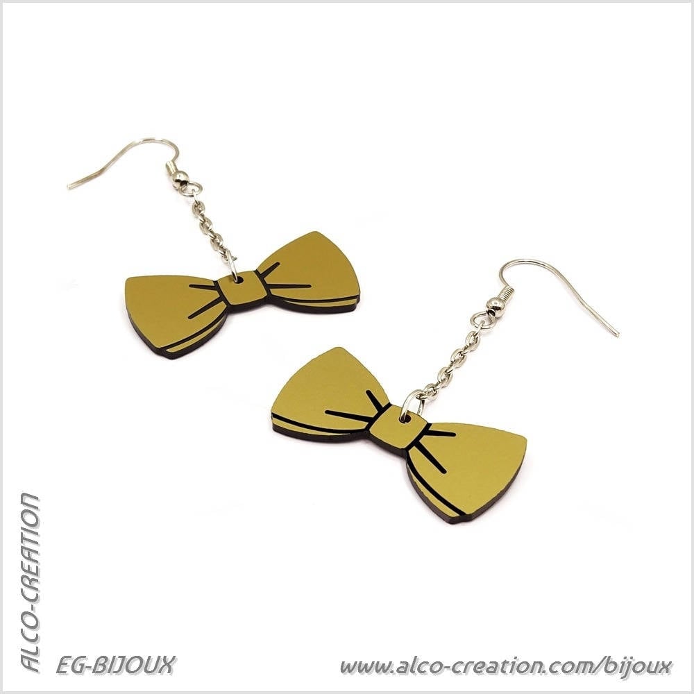 Ohrringe Mit Fliege. "Abend" von AlcoCreation