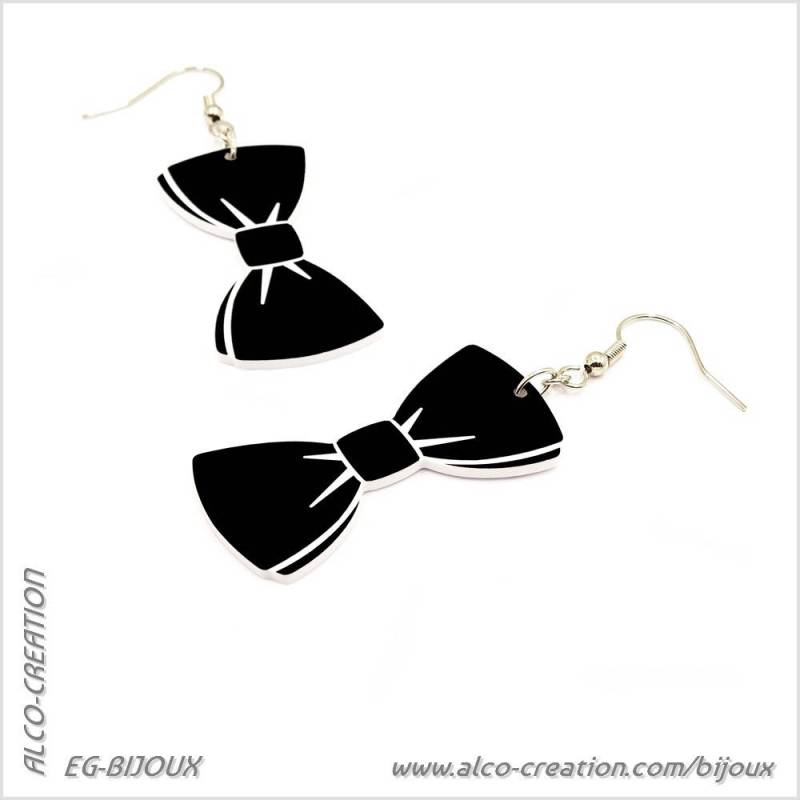 Ohrringe Mit Fliege. "Abend" von AlcoCreation