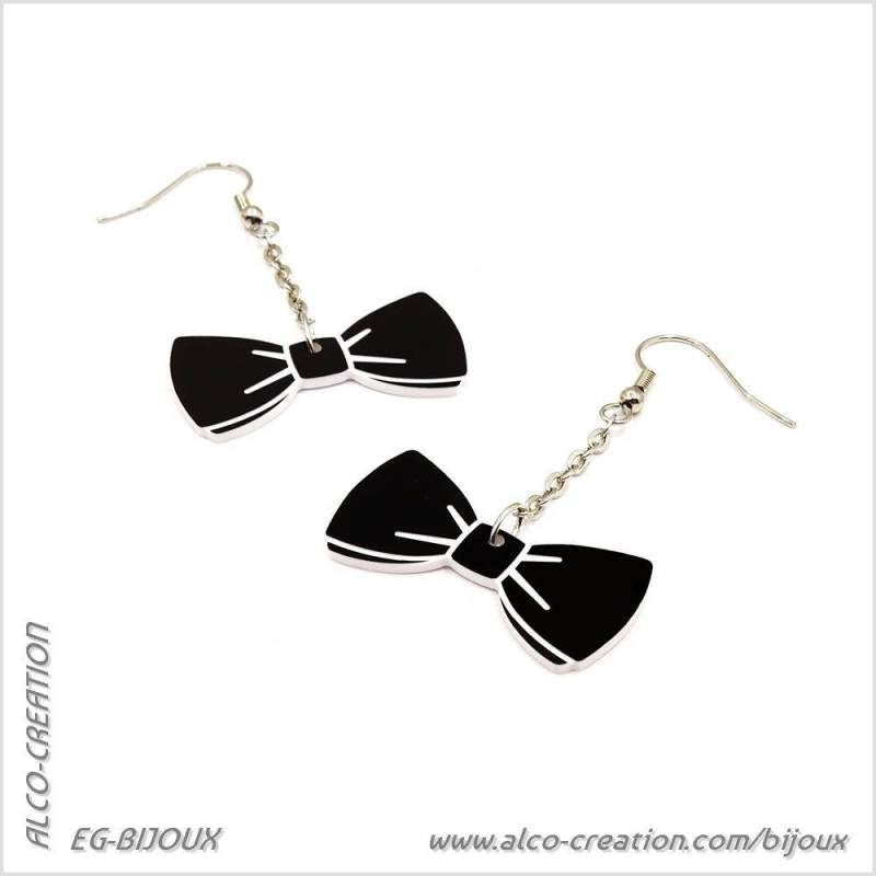 Ohrringe Mit Fliege. "Abend" von AlcoCreation