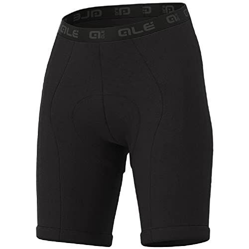 Alé Cycling Damen Offroad MTB Enduro gepolsterte Auskleidung Radhose, Schwarz, M von Alé Cycling