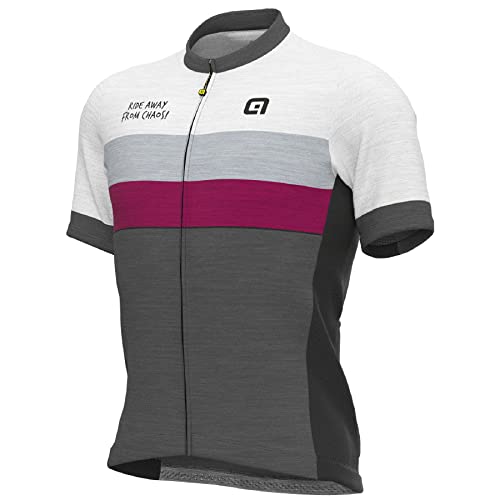 Alé Cycling Herren Chaos Off Road Kies Kurzärmliges Jersey, grau, XL von Alé Cycling