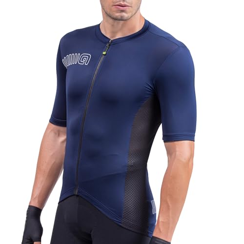 Alé Cycling Herren Einfarbig Kurzärmliges Jersey, Marineblau, L von Alé Cycling