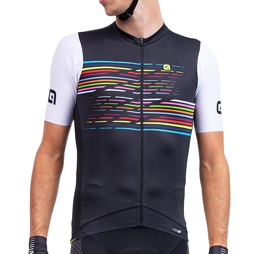 Alé Cycling Herren PRS-Logo Kurzärmliges Jersey, Schwarz, L von Alé Cycling