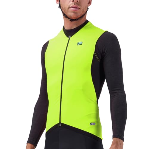 Alé Cycling Herren R-ev1 Thermo Weste, Neongelb, XL von Alé Cycling