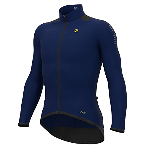 Alé Cycling Herren R-ev1 Thermal Langärmeliges Jersey, Marineblau, S von Alé Cycling