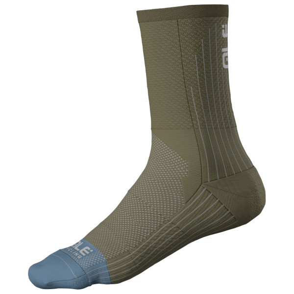 Alé - Color Block T-Care Plus Socks - Radsocken Gr 40-43 - M oliv von Alé