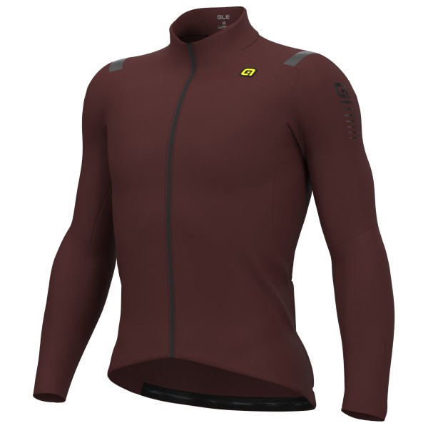 Alé - R-EV1 Warm Race L/S Jersey - Radtrikot Gr S braun von Alé