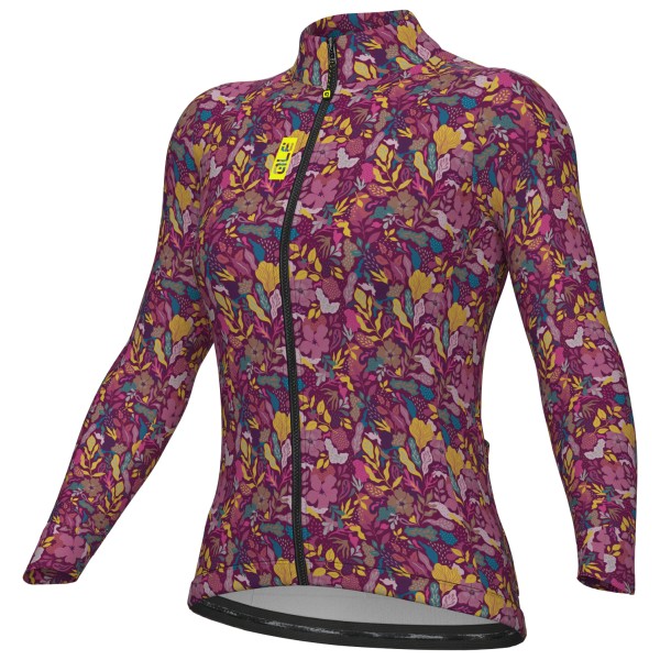 Alé - Women's Pragma Flowery L/S Jersey - Radtrikot Gr L lila von Alé