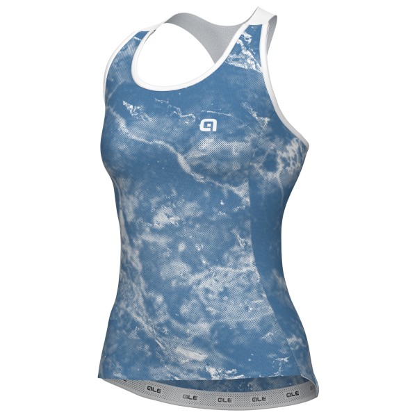 Alé - Women's Pragma Marble Tank Top - Rad Singlet Gr 4XL blau von Alé