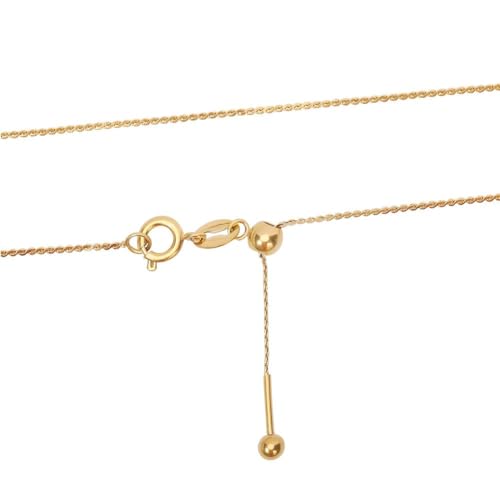 Aleasha Panzerkette Gold Damen Edelstahl 0.8mm Kette 46cm Verfügbar Halskette von Aleasha