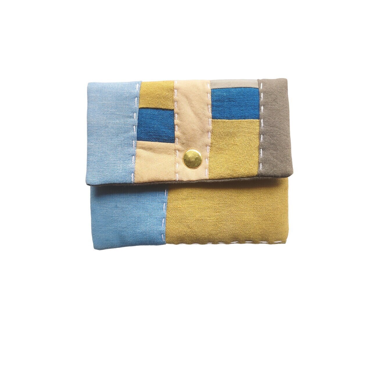 Natürlich Gefärbte Handgesteppte Patchwork Geldbörse, Pflanzengefärbte Upcycled Snap Portemonnaie, Kleine Handgemachte Nachhaltiges Geschenk Natürlich Gefärbte Handgesteppte Patchwork Geldbörse, Pflanzengefärbte Upcycled Snap Portemonnaie, Kleine Handgemachte Nachhaltiges Geschenk von AleatorioDesigns