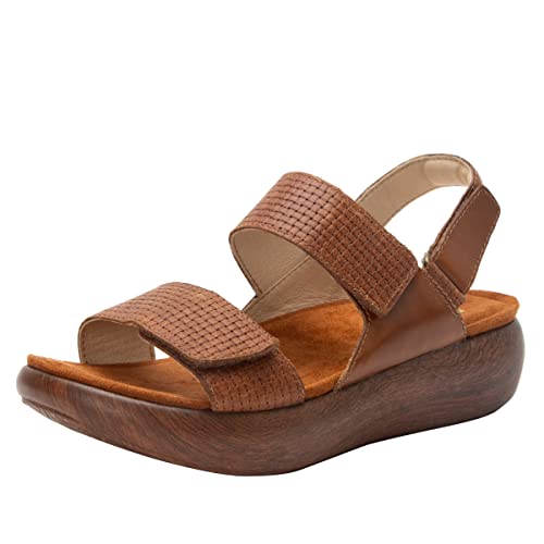Alegria Bailee Damen-Sandalen aus Leder, Gewebtes Gepäck, 39.5 EU von Alegria by PG Lite