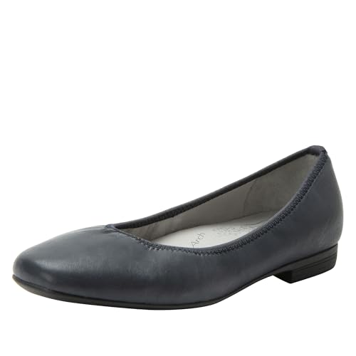 Alegria Damen Arielle Leder Mandel Plain Toe Ballerinas, After Midnight, 41 EU von Alegria by PG Lite