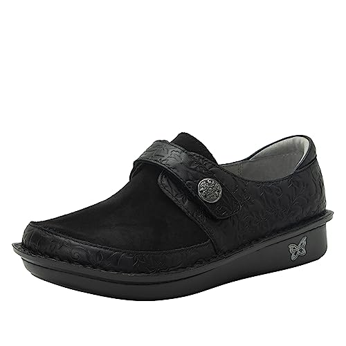 Alegria Damen Brenna Leder Comfort Loafer Schuhe, Night Bloom, 9.5-10 Alegria Damen Brenna Leder Comfort Loafer Schuhe, Night Bloom, 9.5-10 von Alegria by PG Lite