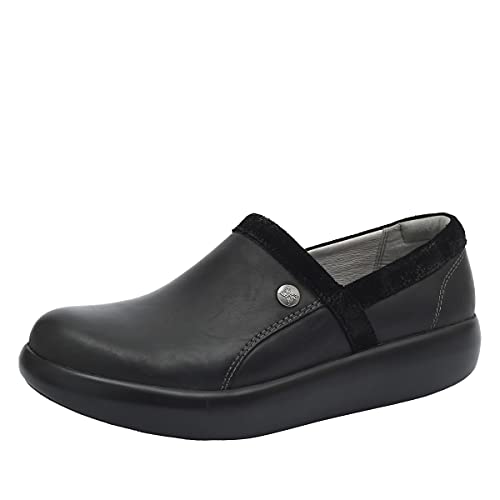Alegria Damen Emry Lederschuh, Oiled Schwarz, 7-7.5 von Alegria by PG Lite