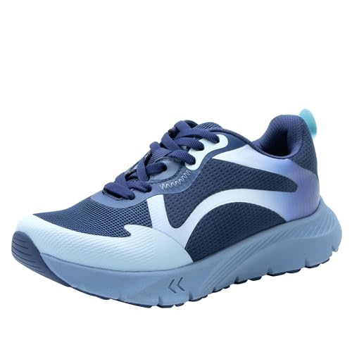 Alegria Damen Exhault ReBounce Sport Leichter athletischer Schuh Mesh-Obermaterial, Galaxy Blau, 39 EU von Alegria by PG Lite