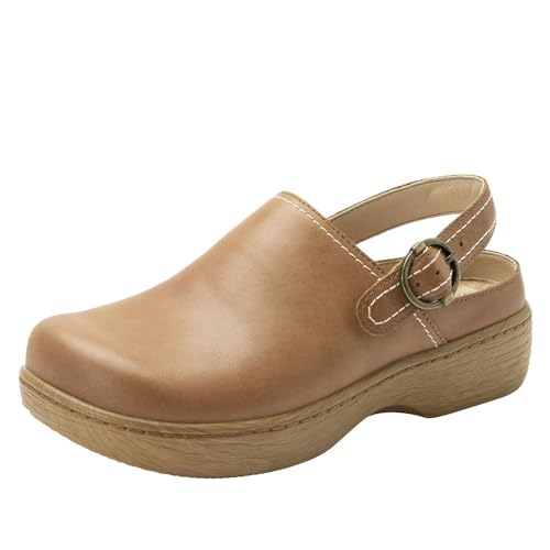 Alegria Damen Olie Slingback Clog Leder Slide, Rancho, 9.5-10 Alegria Damen Olie Slingback Clog Leder Slide, Rancho, 9.5-10 von Alegria by PG Lite
