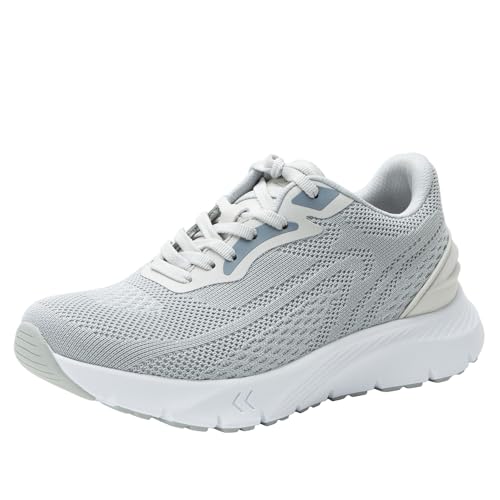 Alegria Damen Rize Rebounce Collection Leichte Strickoberseite Sportschuhe, Whinstone, 39.5 EU von Alegria by PG Lite