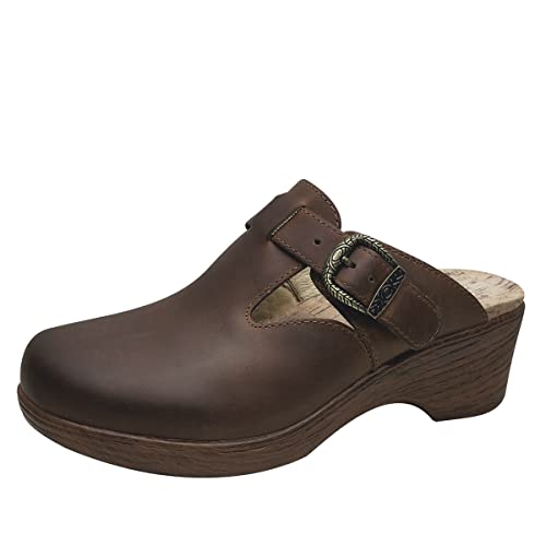 Alegria Damen Selina Clog, Brunish Tawny, 8-8.5 Alegria Damen Selina Clog, Brunish Tawny, 8-8.5 von Alegria by PG Lite