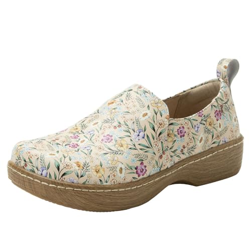 Alegria Origin Orygin Damen-Clog aus genarbtem Leder, Summer Thymian, 7-7.5 Wide Alegria Origin Orygin Damen-Clog aus genarbtem Leder, Summer Thymian, 7-7.5 Wide von Alegria by PG Lite