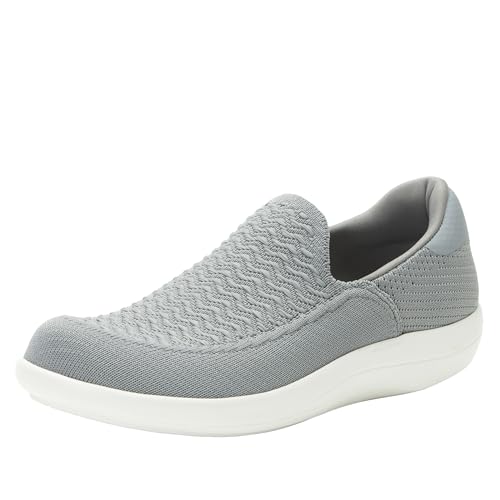 Alegria Steadie - Zeitloser Komfort, Unterstützung des Fußgewölbes und Stil - Slip On Knit Leichter Damenschuh für alltägliche Eleganz und Rutschfestigkeit - Pflege-, Gesundheits- und von Alegria by PG Lite