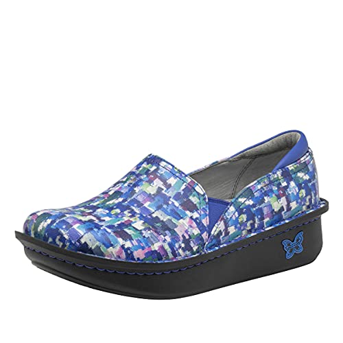 Damen Alegria Debra Professional Slip On, Welcome Back Blotter, 9.5-10 von Alegria by PG Lite