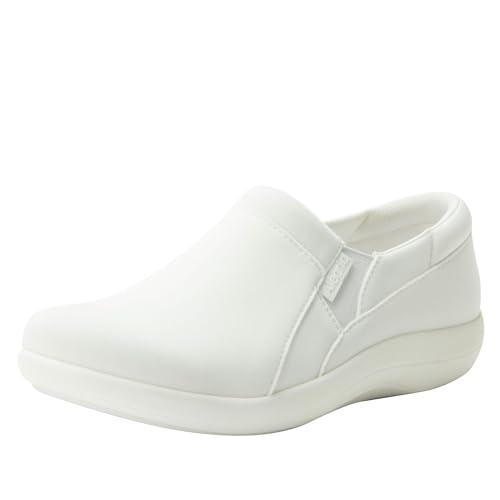 Damen Alegria Duette Professional Slip On, Flüssiges Weiß, 8-8.5 Damen Alegria Duette Professional Slip On, Flüssiges Weiß, 8-8.5 von Alegria by PG Lite