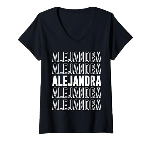 Damen Alejandra T-Shirt mit V-Ausschnitt Damen Alejandra T-Shirt mit V-Ausschnitt von Alejandra Apparel