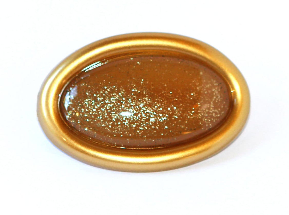 Französisch Exklusive Hand Bemalt Ovale Form Haarspange Kollektion Mit Mehr Glänzend Glanz Aus Zelluloid Acetat 2 3/8 Zoll Q26 von AlekhFashions